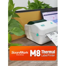 SoonMark M8 Desktop Economy 4 x 6 Direct Thermal Barcode Label Printer In Supermarket Labels Or Logistics Stickers